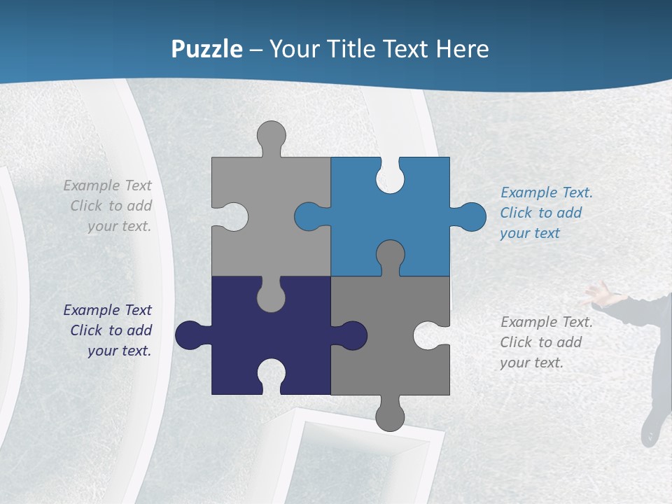 Single Life Caucasian PowerPoint Template