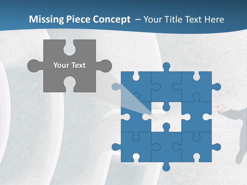 Single Life Caucasian PowerPoint Template