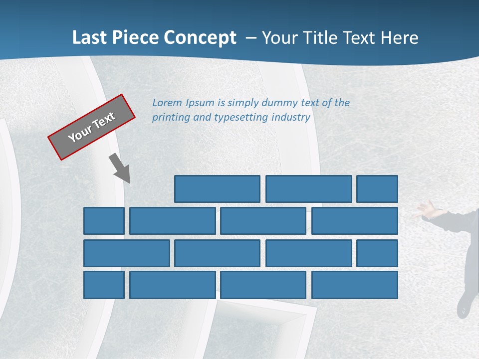 Single Life Caucasian PowerPoint Template