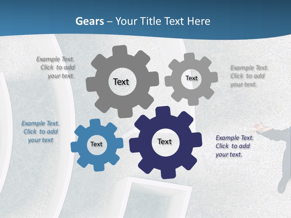 Single Life Caucasian PowerPoint Template