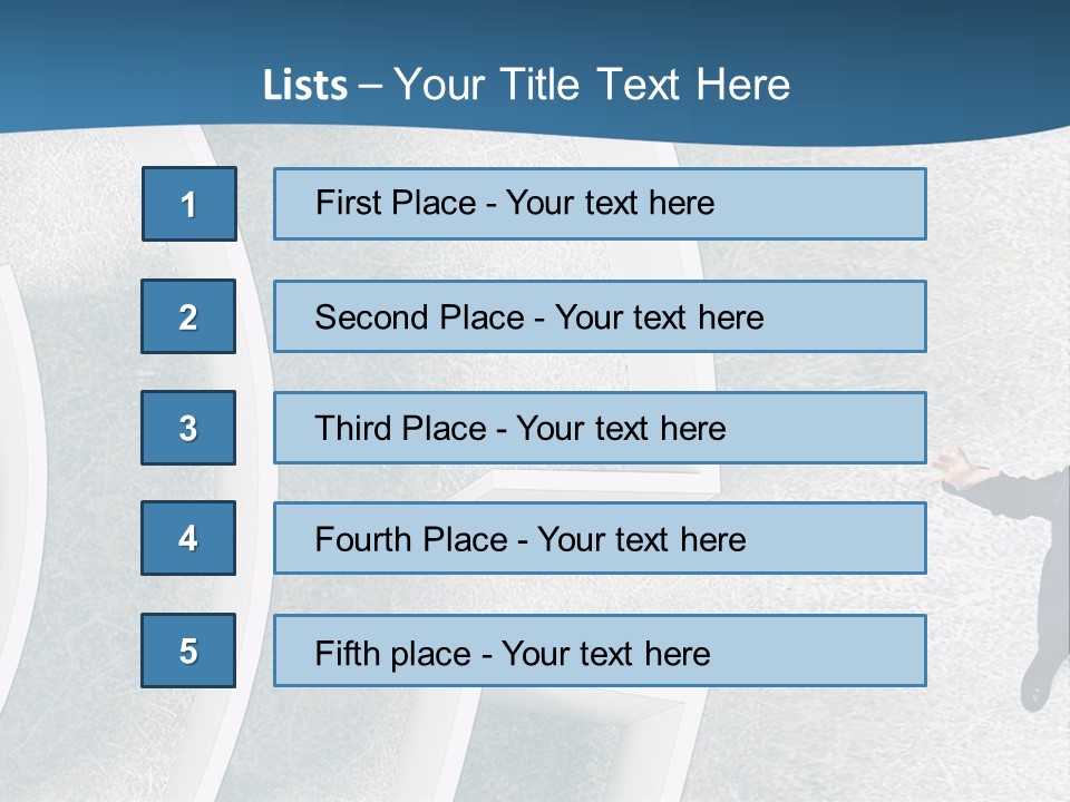 Single Life Caucasian PowerPoint Template