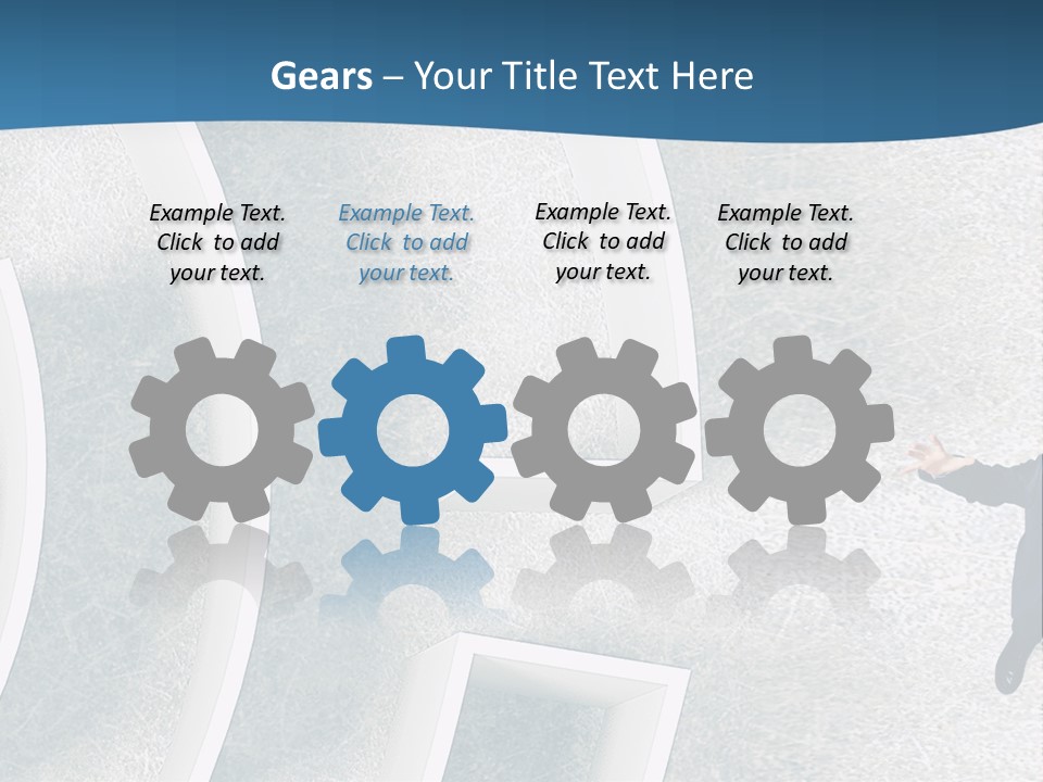 Single Life Caucasian PowerPoint Template