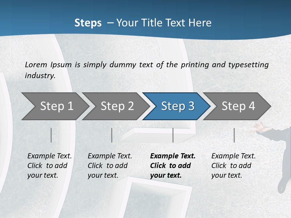 Single Life Caucasian PowerPoint Template