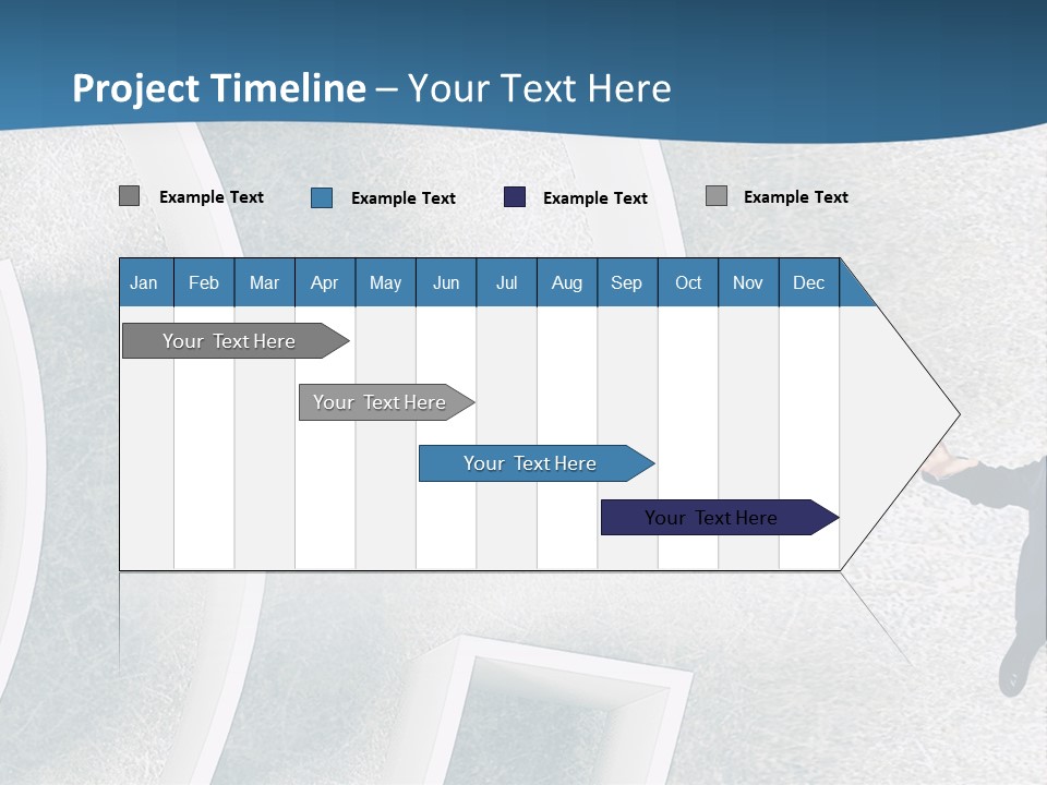Single Life Caucasian PowerPoint Template