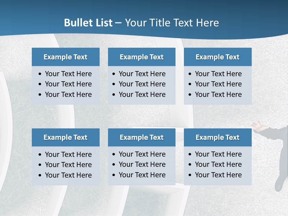 Single Life Caucasian PowerPoint Template