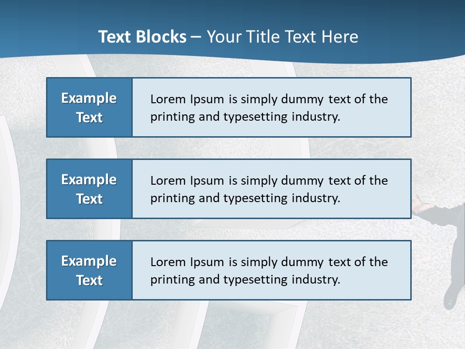 Single Life Caucasian PowerPoint Template