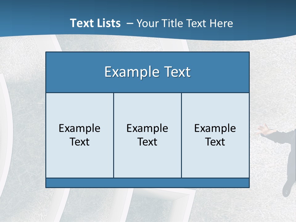 Single Life Caucasian PowerPoint Template