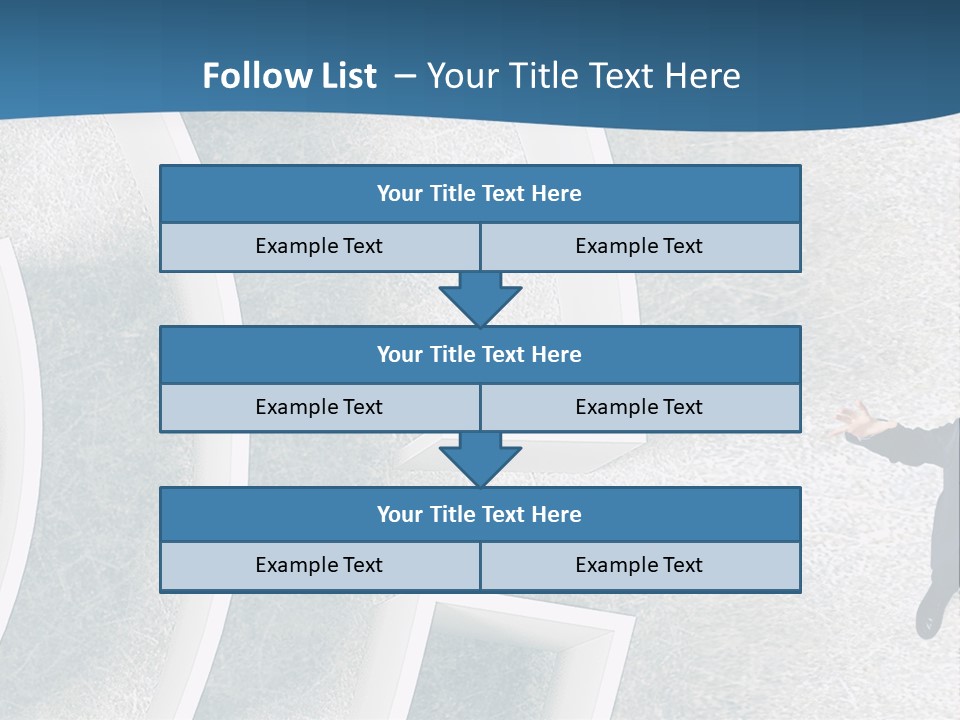 Single Life Caucasian PowerPoint Template