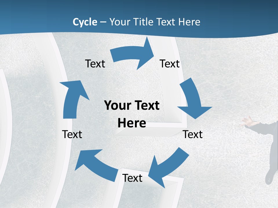 Single Life Caucasian PowerPoint Template