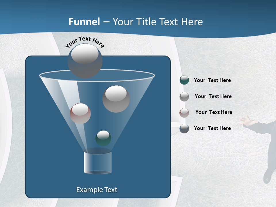 Single Life Caucasian PowerPoint Template