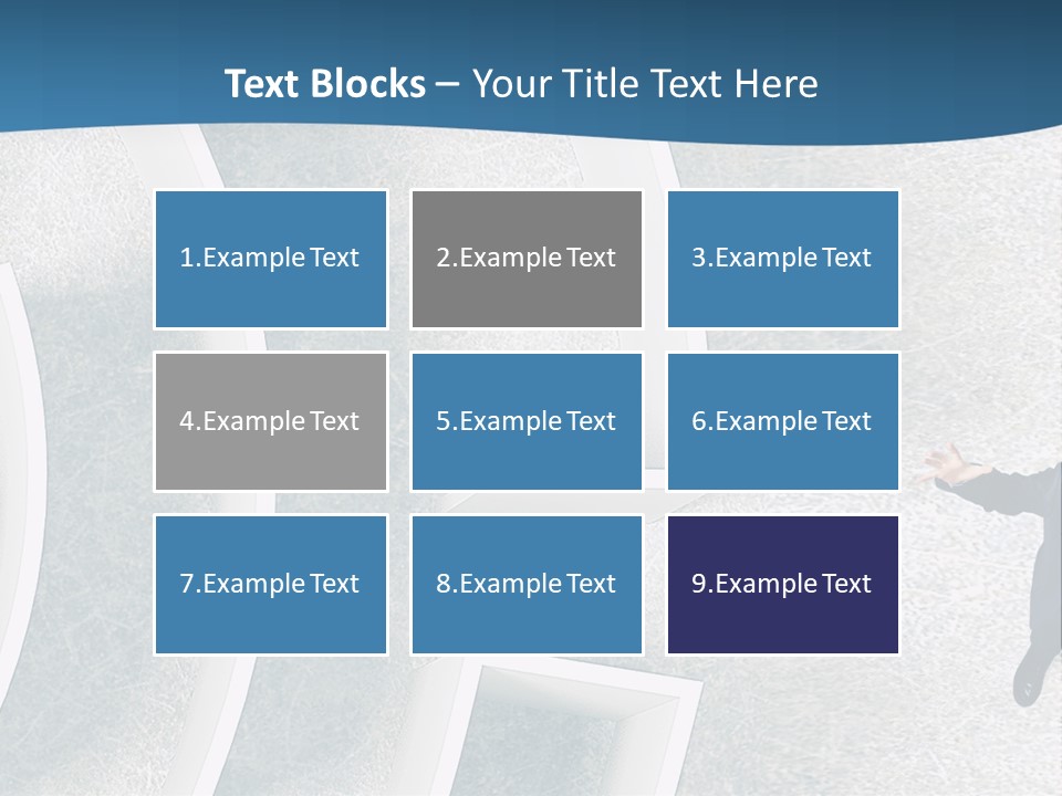 Single Life Caucasian PowerPoint Template