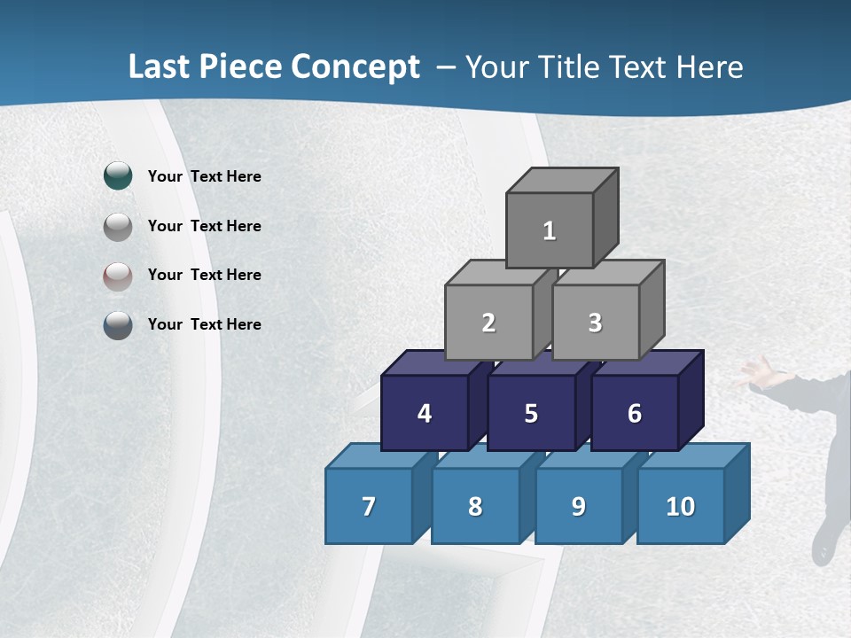 Single Life Caucasian PowerPoint Template
