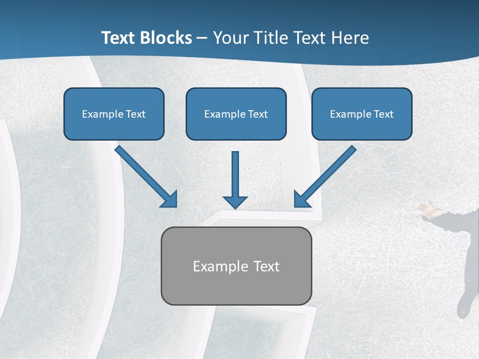 Single Life Caucasian PowerPoint Template