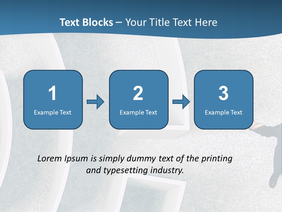 Single Life Caucasian PowerPoint Template