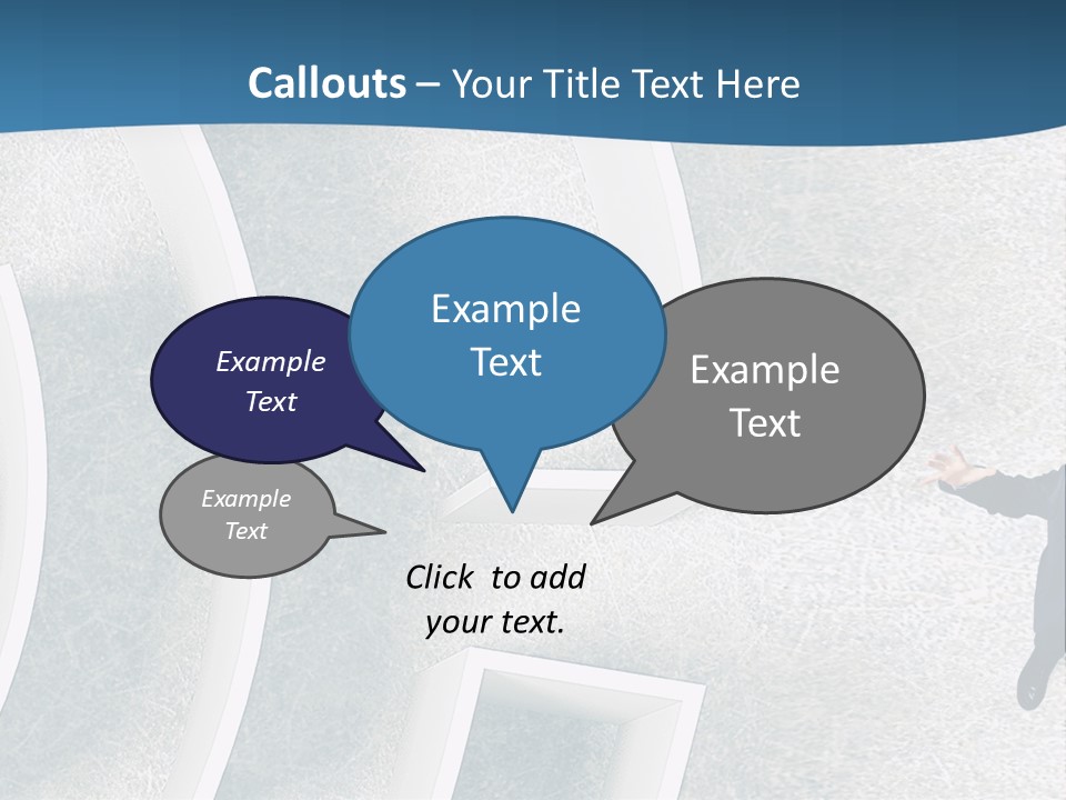 Single Life Caucasian PowerPoint Template