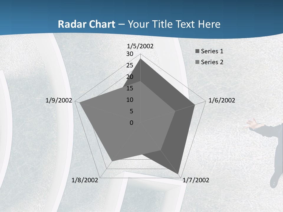 Single Life Caucasian PowerPoint Template