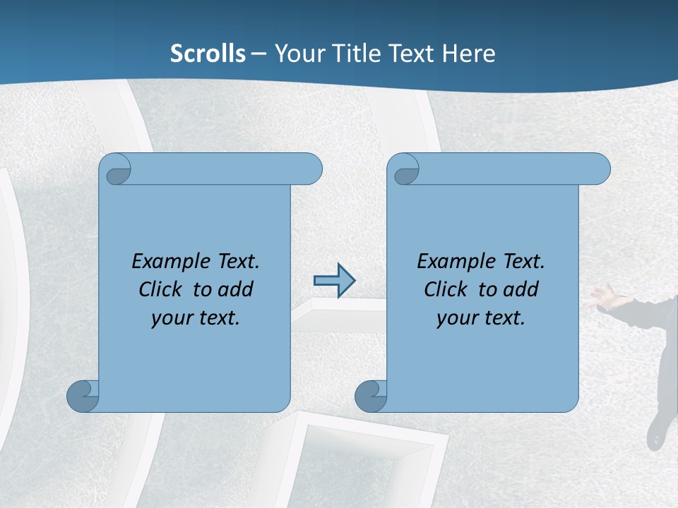 Single Life Caucasian PowerPoint Template
