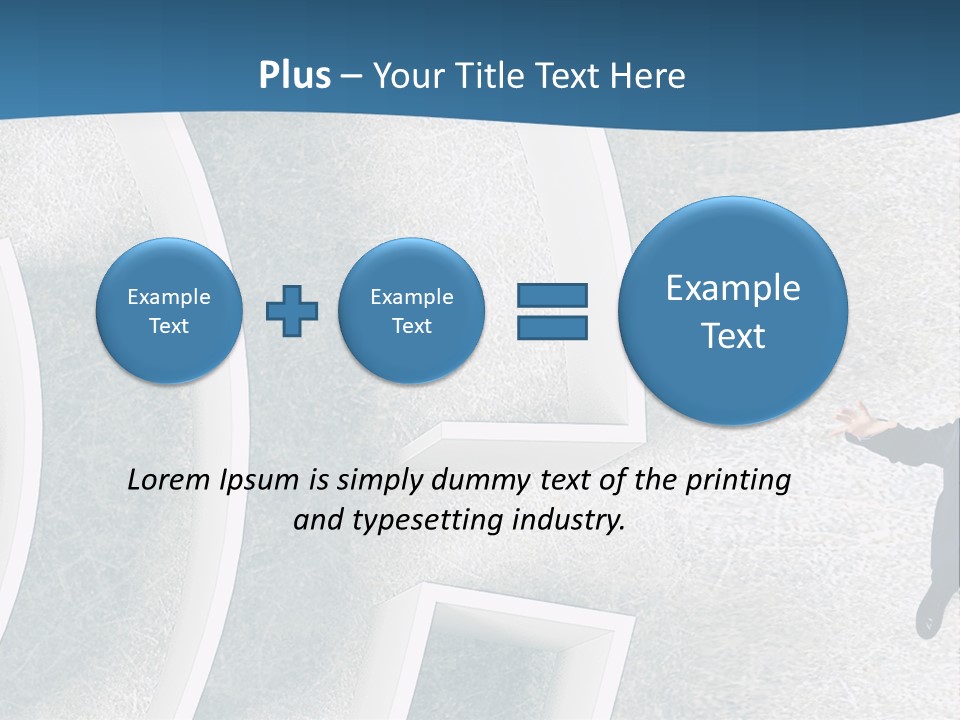 Single Life Caucasian PowerPoint Template
