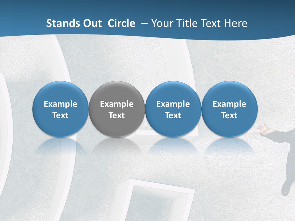 Single Life Caucasian PowerPoint Template