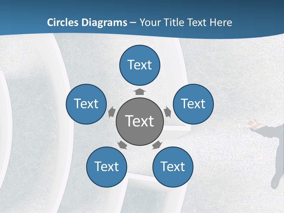 Single Life Caucasian PowerPoint Template