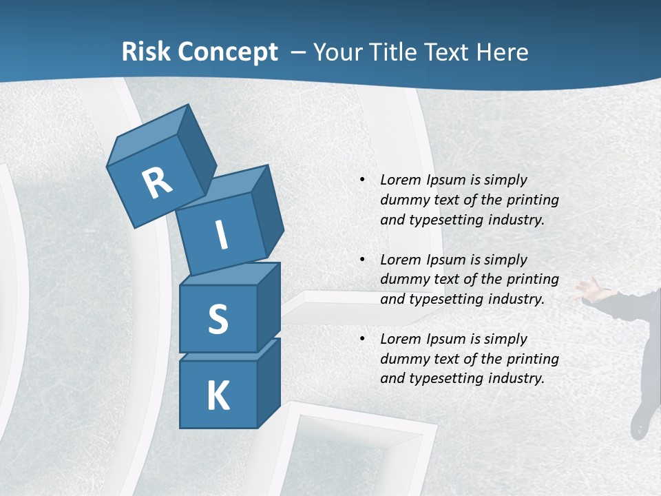 Single Life Caucasian PowerPoint Template