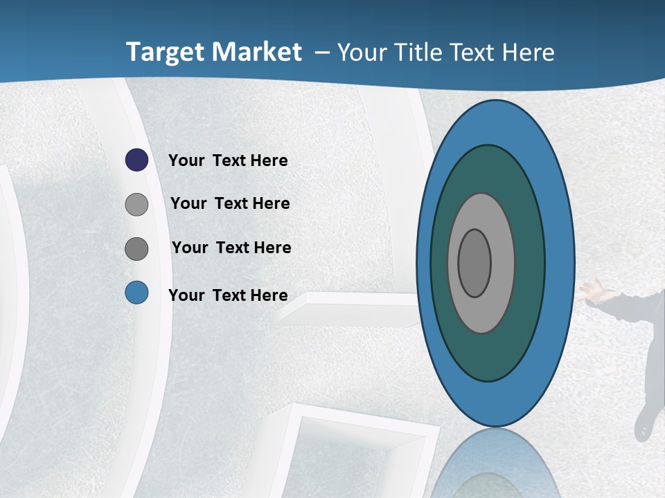 Single Life Caucasian PowerPoint Template