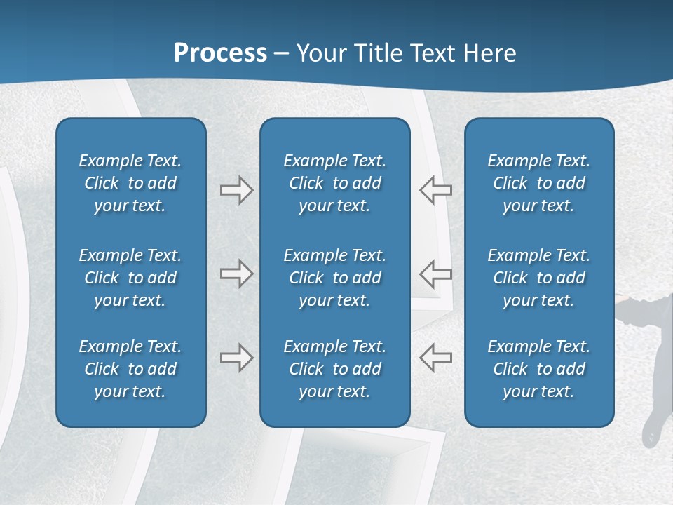 Single Life Caucasian PowerPoint Template
