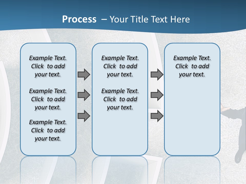 Single Life Caucasian PowerPoint Template