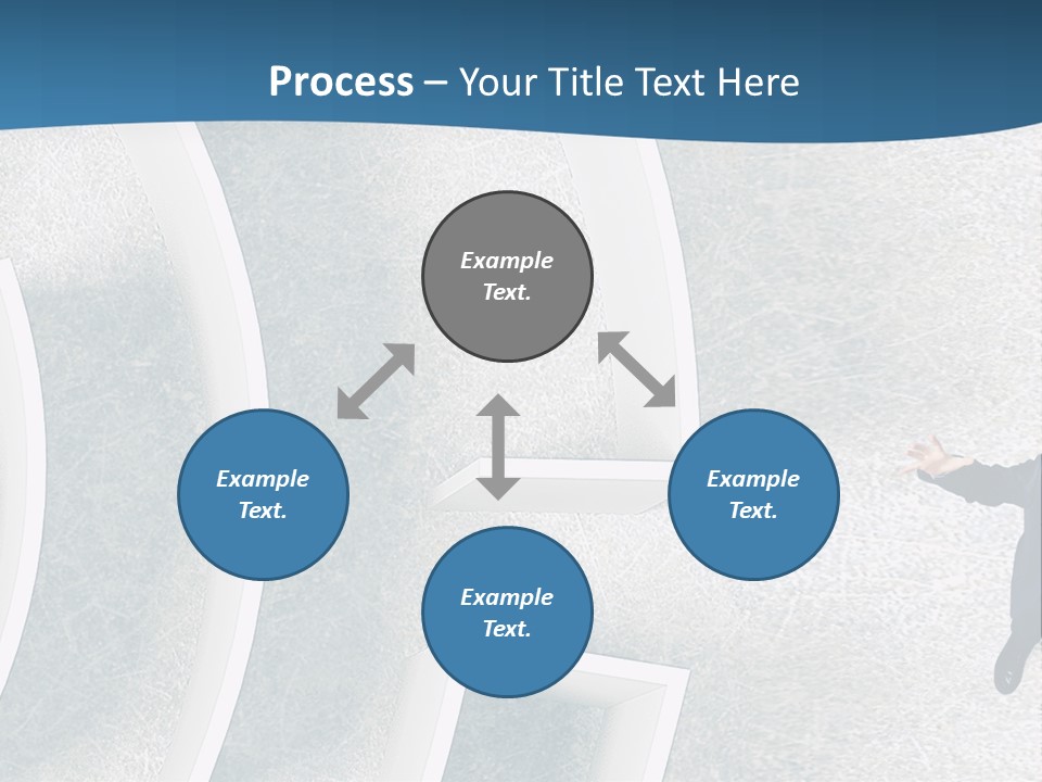 Single Life Caucasian PowerPoint Template