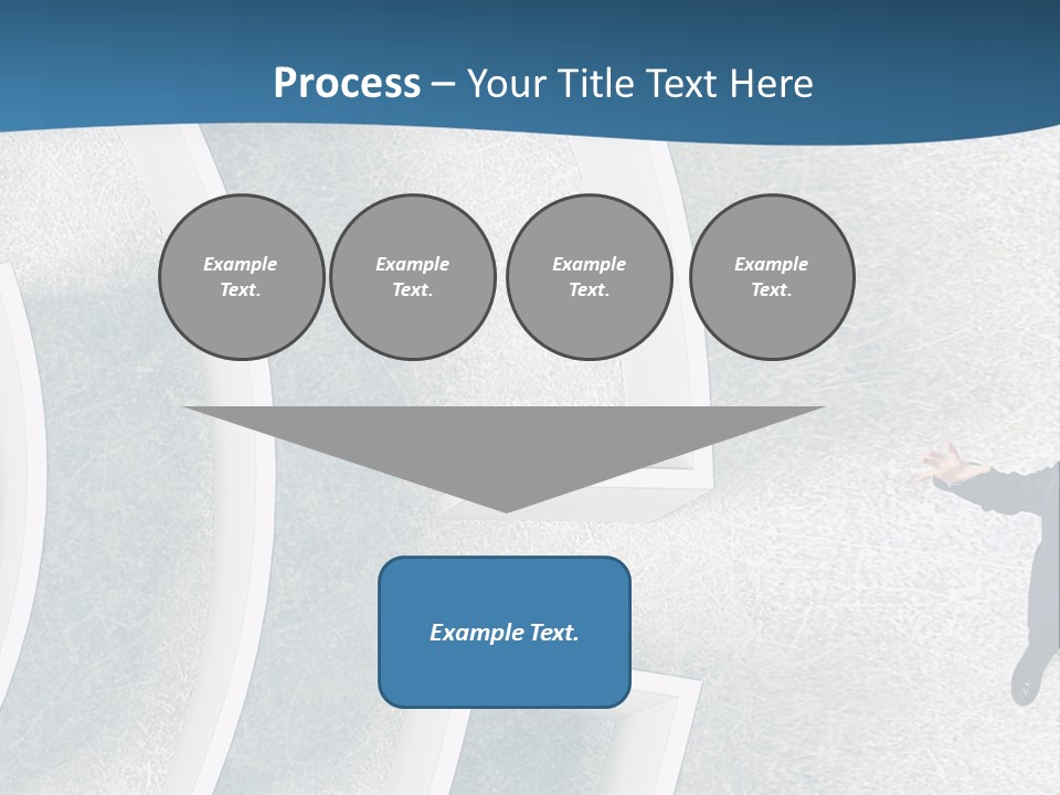 Single Life Caucasian PowerPoint Template