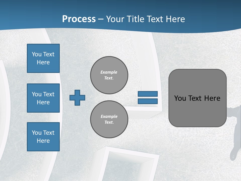 Single Life Caucasian PowerPoint Template