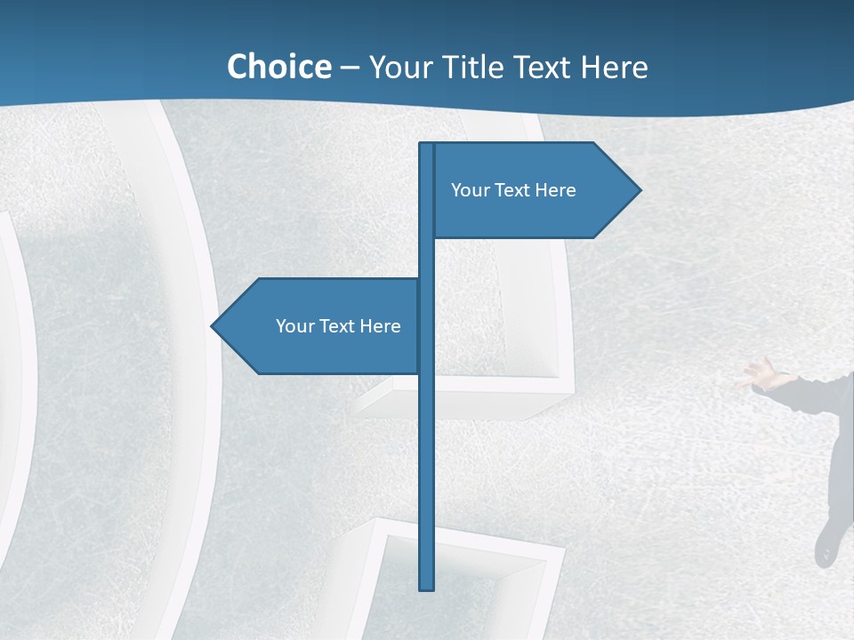 Single Life Caucasian PowerPoint Template