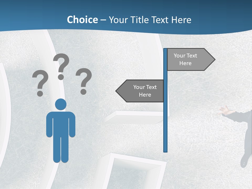 Single Life Caucasian PowerPoint Template