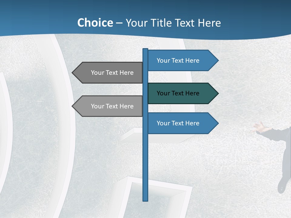 Single Life Caucasian PowerPoint Template