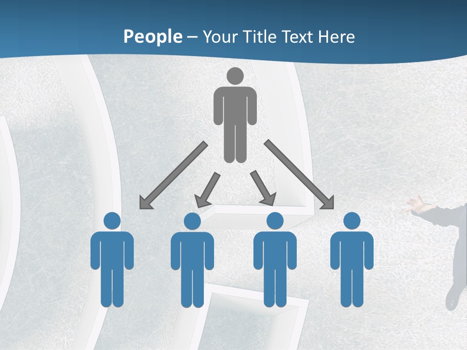 Single Life Caucasian PowerPoint Template