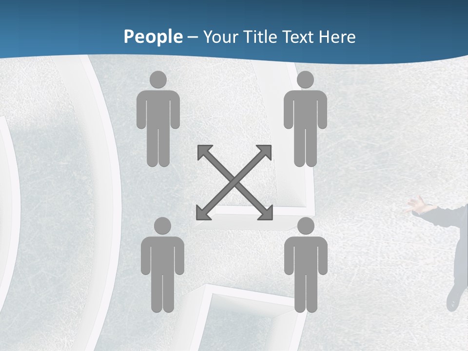 Single Life Caucasian PowerPoint Template