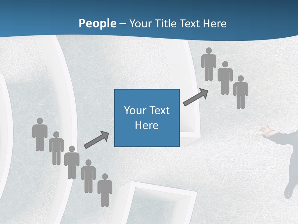 Single Life Caucasian PowerPoint Template