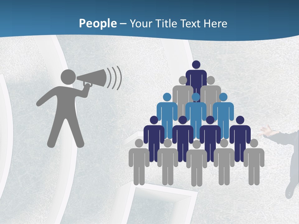 Single Life Caucasian PowerPoint Template