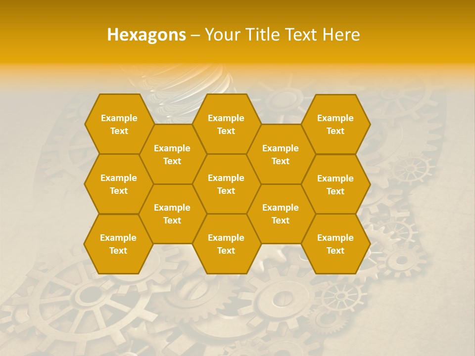 Senior Elderly Standing PowerPoint Template