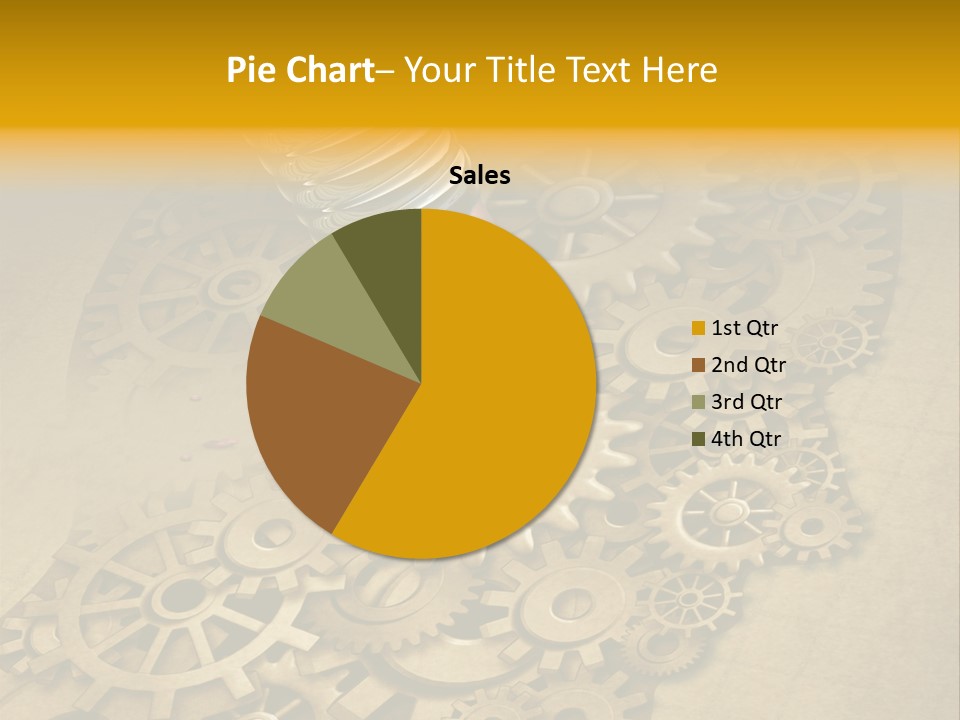 Senior Elderly Standing PowerPoint Template