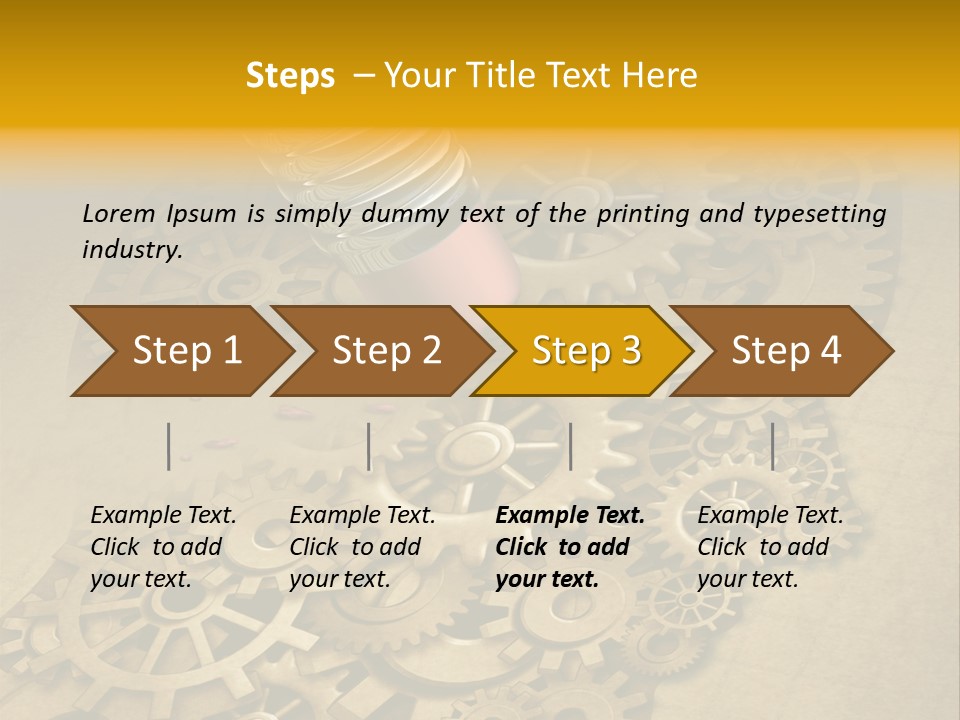 Senior Elderly Standing PowerPoint Template