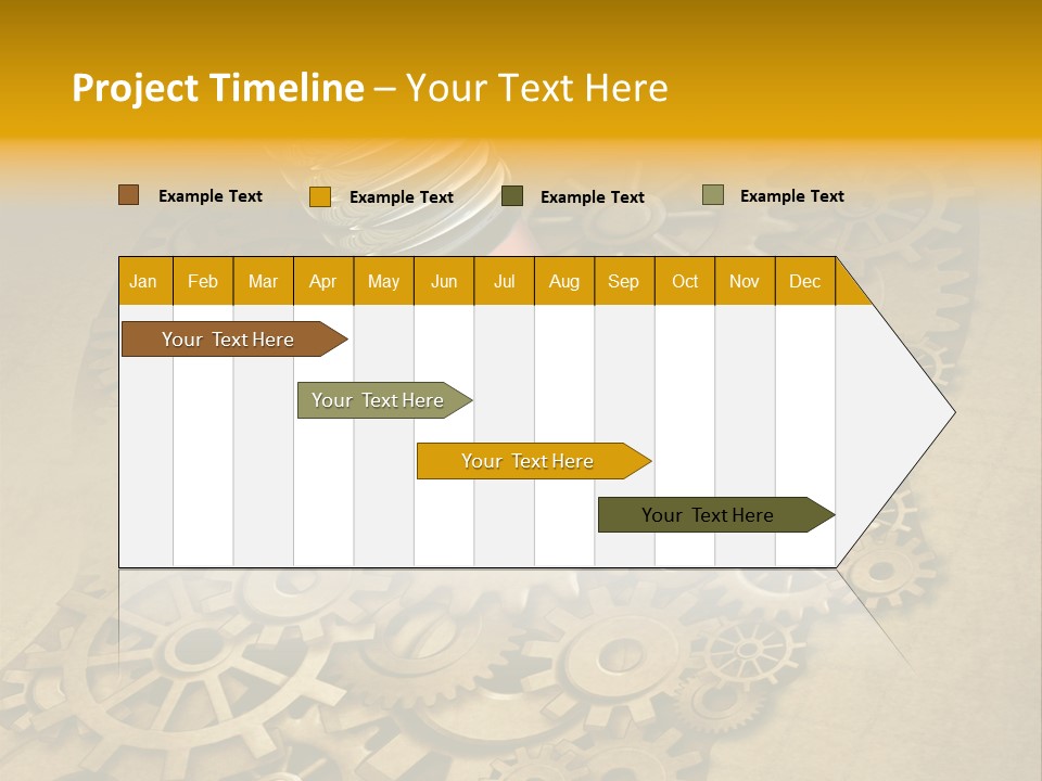 Senior Elderly Standing PowerPoint Template