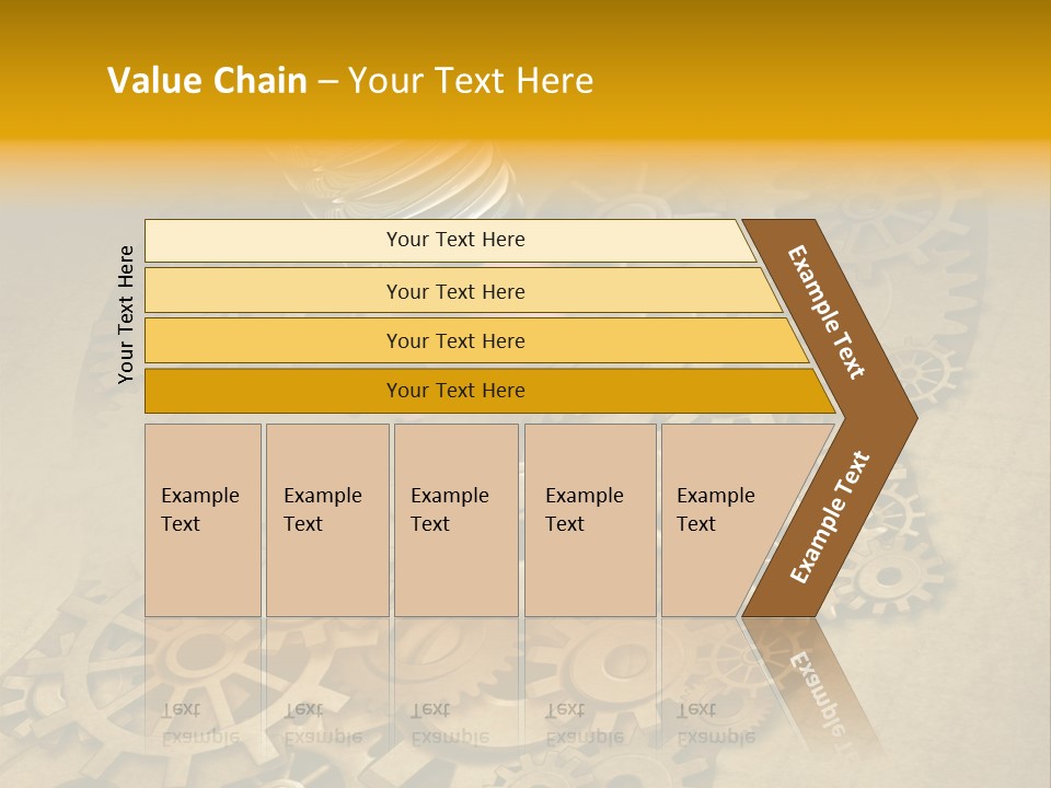 Senior Elderly Standing PowerPoint Template