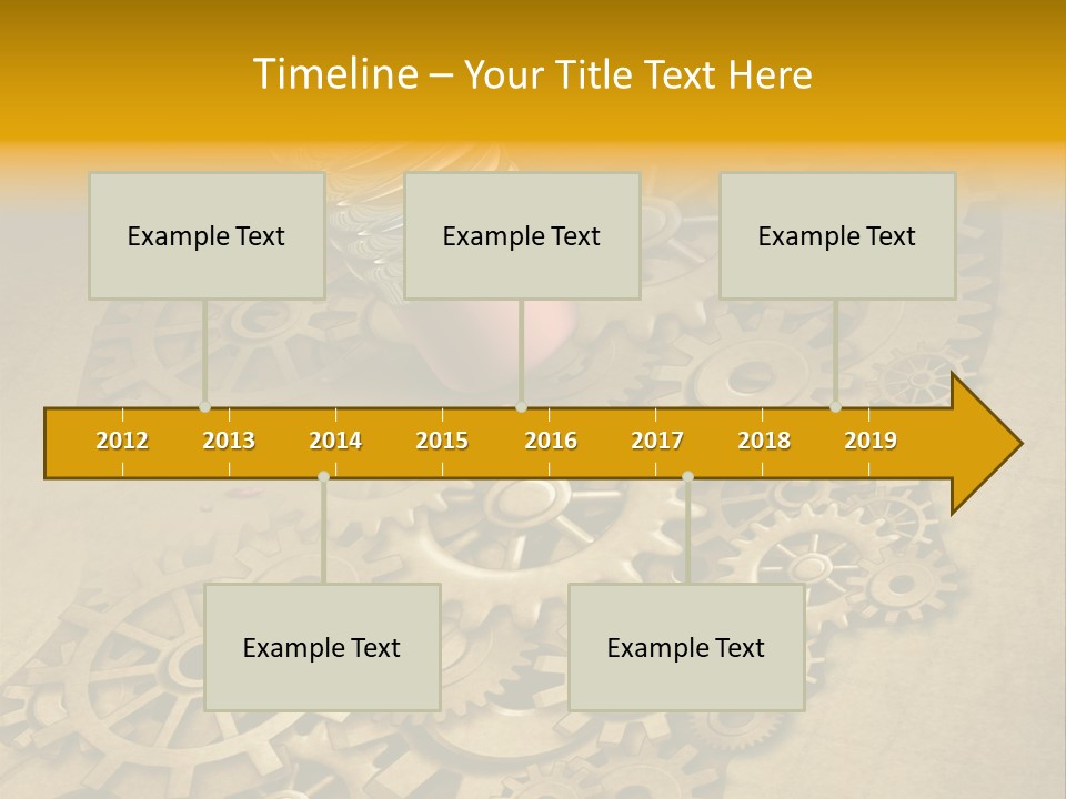 Senior Elderly Standing PowerPoint Template