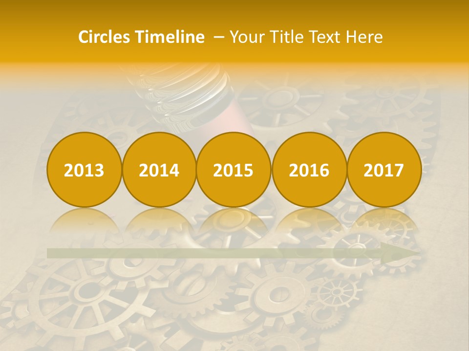 Senior Elderly Standing PowerPoint Template