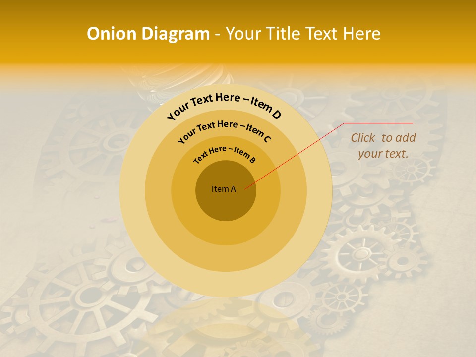 Senior Elderly Standing PowerPoint Template