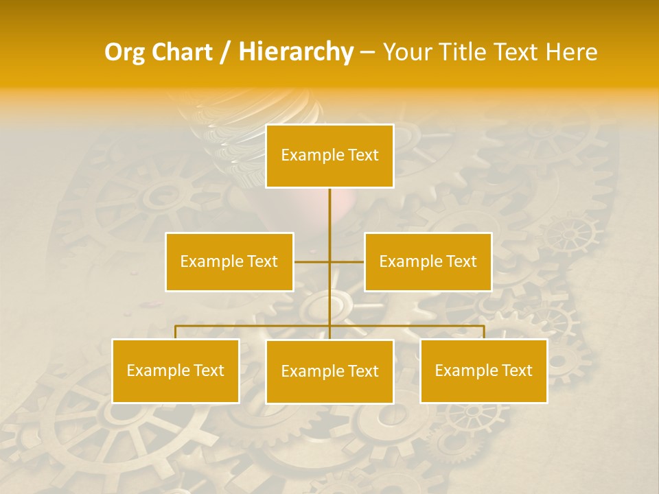 Senior Elderly Standing PowerPoint Template