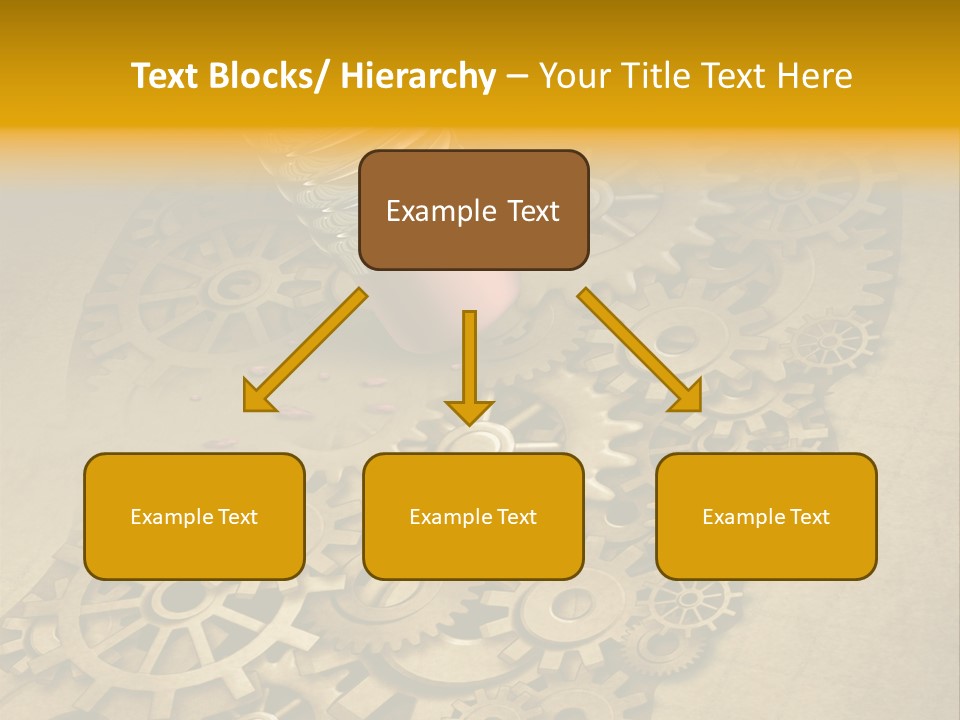 Senior Elderly Standing PowerPoint Template