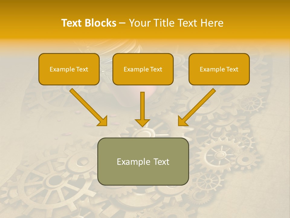 Senior Elderly Standing PowerPoint Template