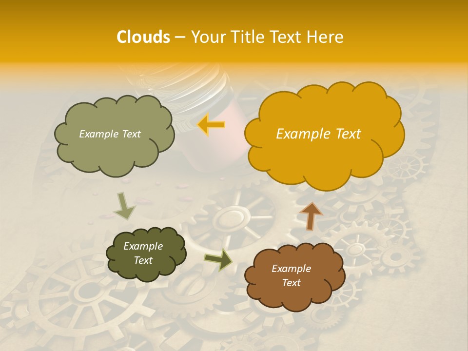 Senior Elderly Standing PowerPoint Template